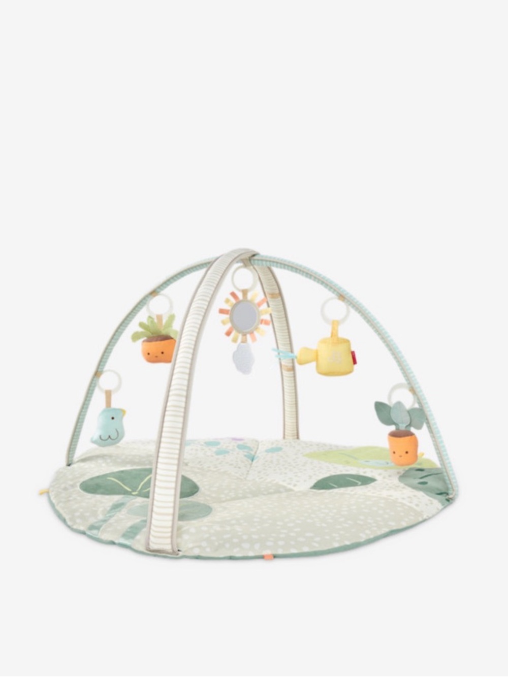 Skip Hop Mint Sage Green Activity Play Gym with Hanging Plush Toys